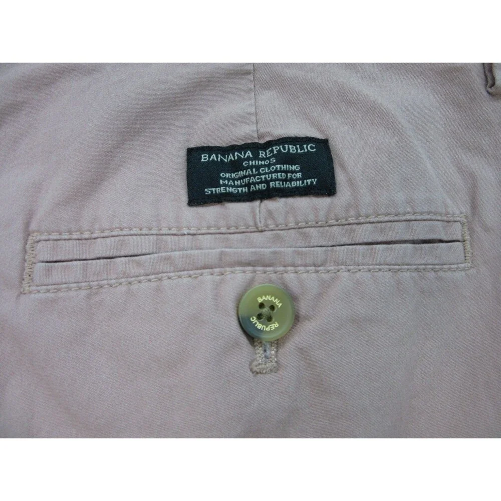 Banana Republic Pants Men's Size 33x32 (Actual 32 x 30 ) Aiden Chino Pink